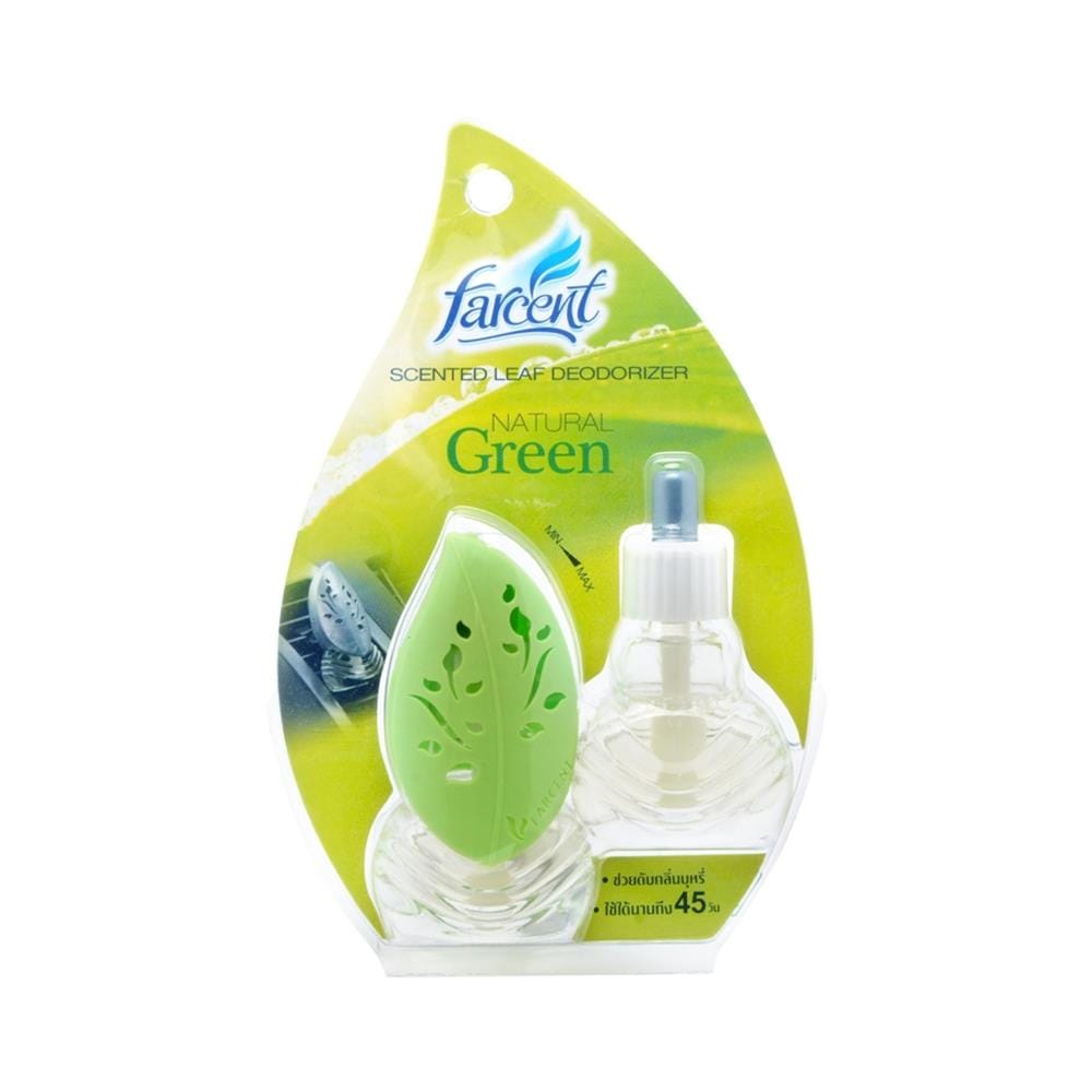 น้ำหอมปรับอากาศรถยนต์ FARCENT 7 มล. กลิ่น NATURAL GREEN