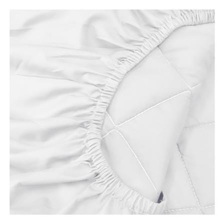 ผ้ารองกันเปื้อน รัดมุมเต็มตัว 5 ฟุต SANTA BEDDING สีขาว_1