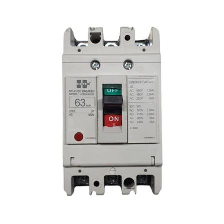 เซอร์กิตเบรกเกอร์ 3 โพล 3 เฟส HI-TEK HT63-CP 63 แอมป์_0