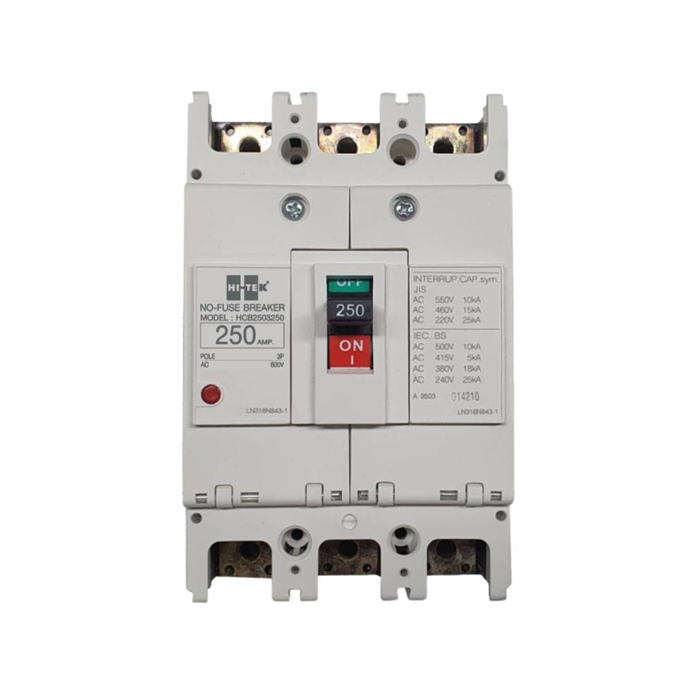 เซอร์กิตเบรกเกอร์ 3 โพล 3 เฟส HI-TEK HT 250-CP 250 แอมป์