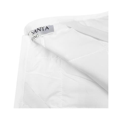 ผ้ารองกันเปื้อน รัดมุมยางยืด 5 ฟุต SANTA BEDDING สีขาว_1