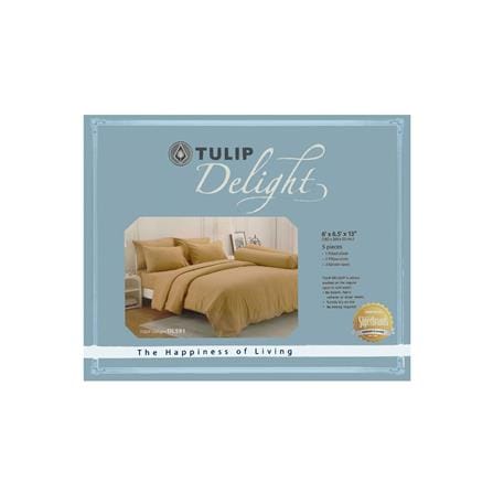 ชุดผ้าปูที่นอน 6 ฟุต (ชุด 5 ชิ้น) TULIP DELIGHT 60056-DL591_3