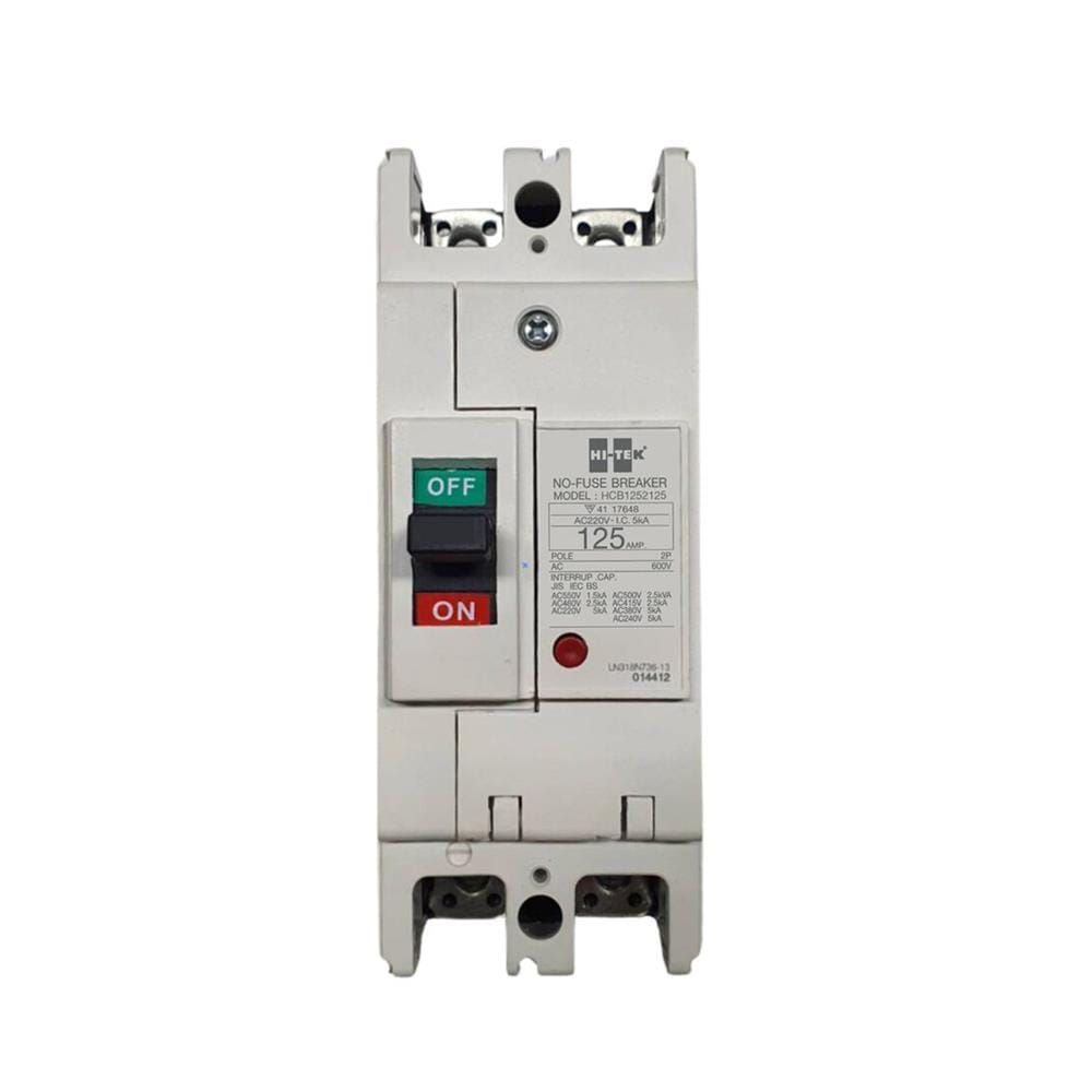 เซอร์กิตเบรกเกอร์ 2 โพล 1 เฟส HI-TEK HT125-CP 125 แอมป์