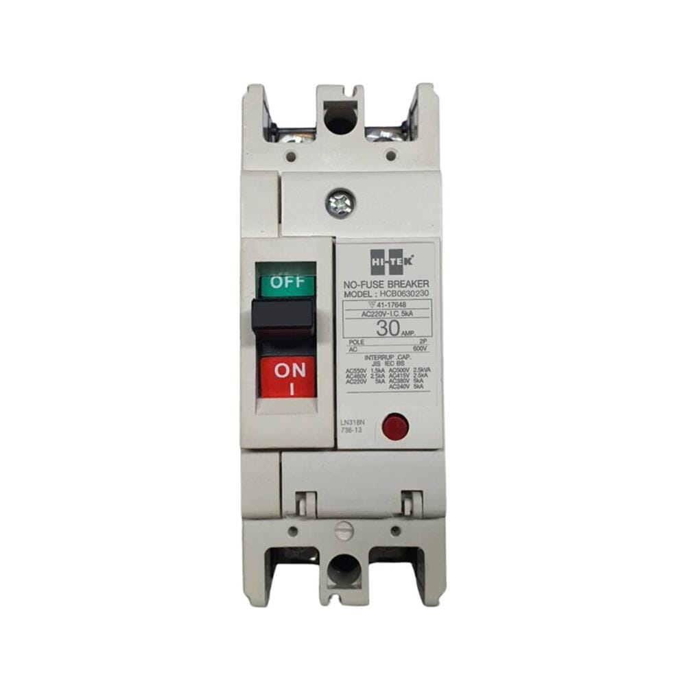 เซอร์กิตเบรกเกอร์ 2 โพล 1 เฟส HI-TEK  HT63-CP 30 แอมป์