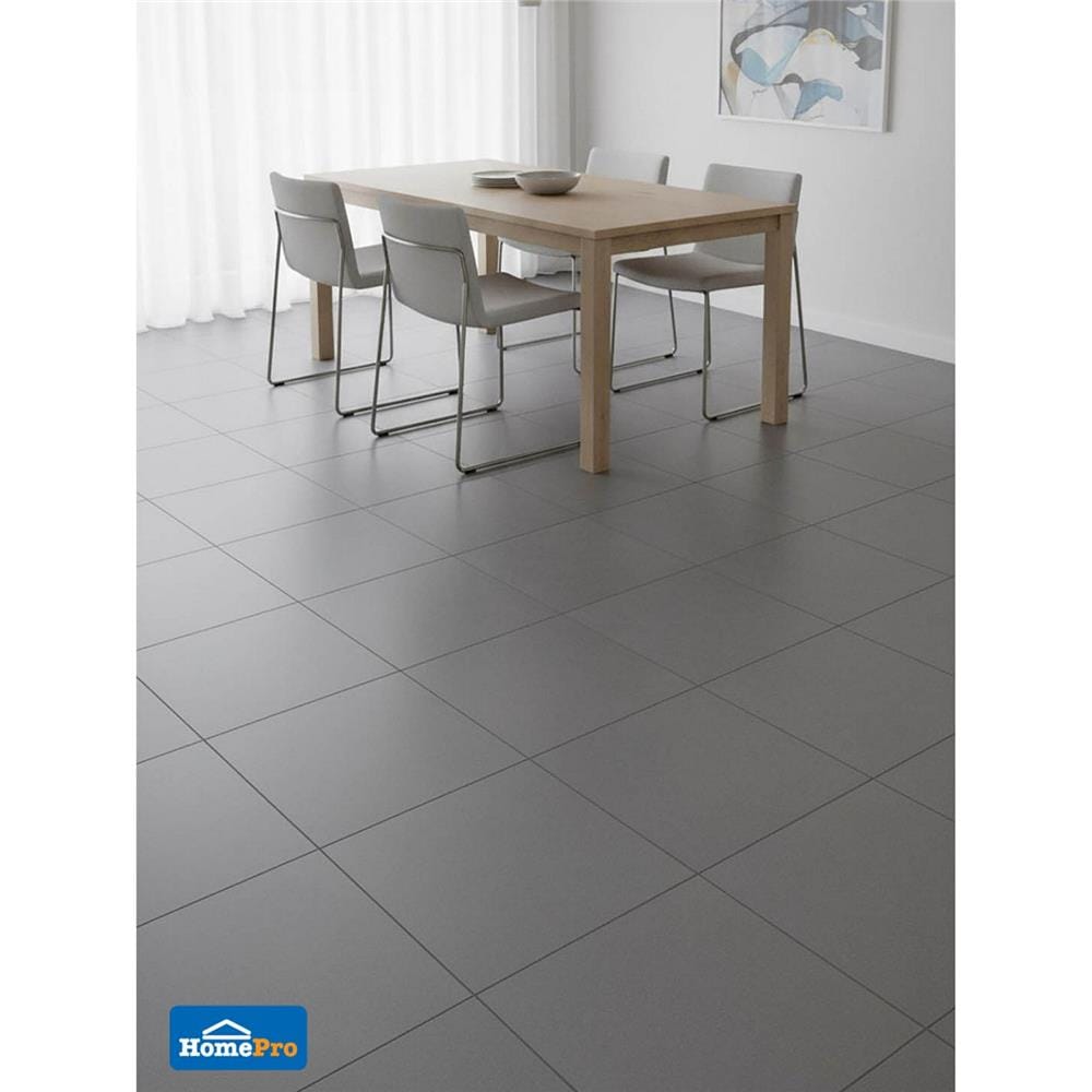 กระเบื้องพื้น 60x60 ซม. TARA ไลน์เนอร์ ลาวา เทาเข้ม A 1.44 ตร.ม.