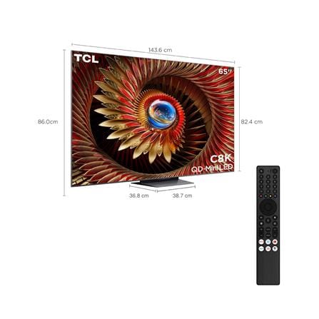 ทีวีคิวดี มินิแอลอีดี 65 นิ้ว TCL (4K, QD MINI-LED, GOOGLE TV) 65C8K_13