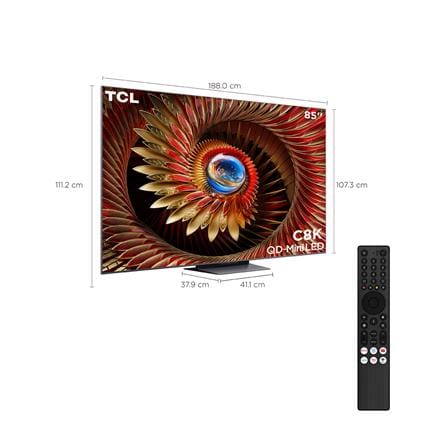 ทีวีคิวดี มินิแอลอีดี 85 นิ้ว TCL (4K, QD MINI-LED, GOOGLE TV) 85C8K_13