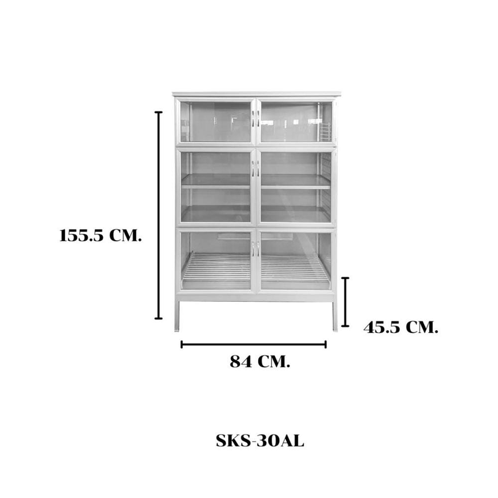 ตู้อเนกประสงค์ SANKI SKS-30AL สีเงิน