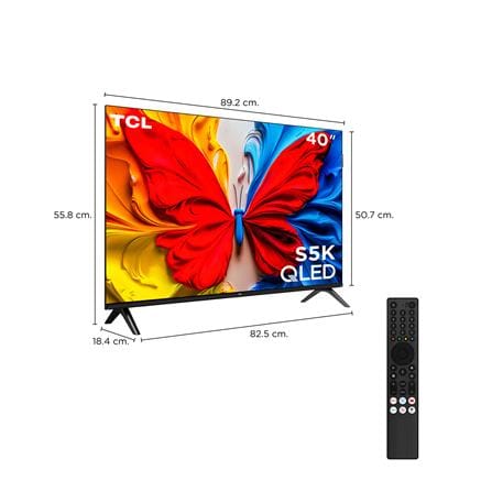 ทีวี คิวแอลอีดี 40 นิ้ว TCL (FULL HD, QLED, GOOGLE TV) 40S5K_11