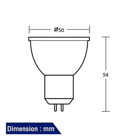 หลอด LED BEC MR16/PAR DAISY 7 วัตต์ DAYLIGHT GU5.3_4