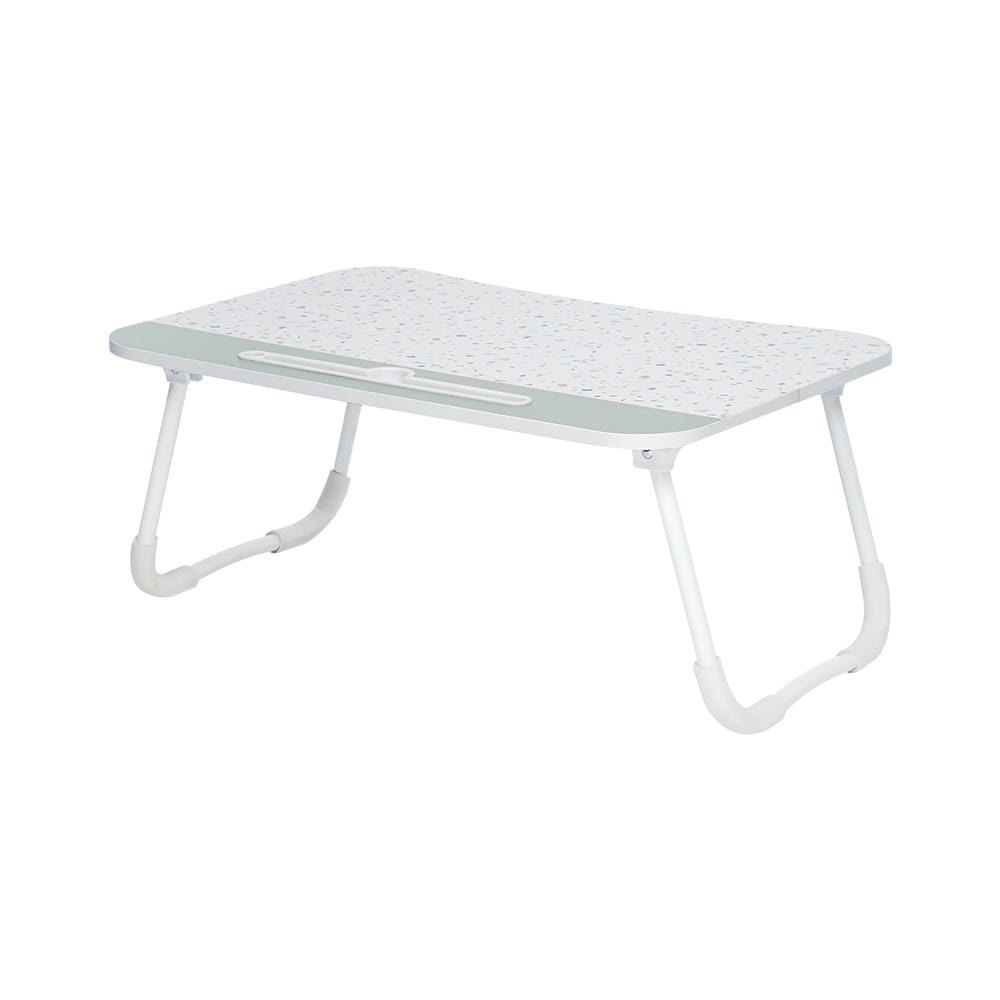 โต๊ะวางแล็ปท็อป FURDINI TERRAZZO 60 ซม. สีเบจ/เขียว