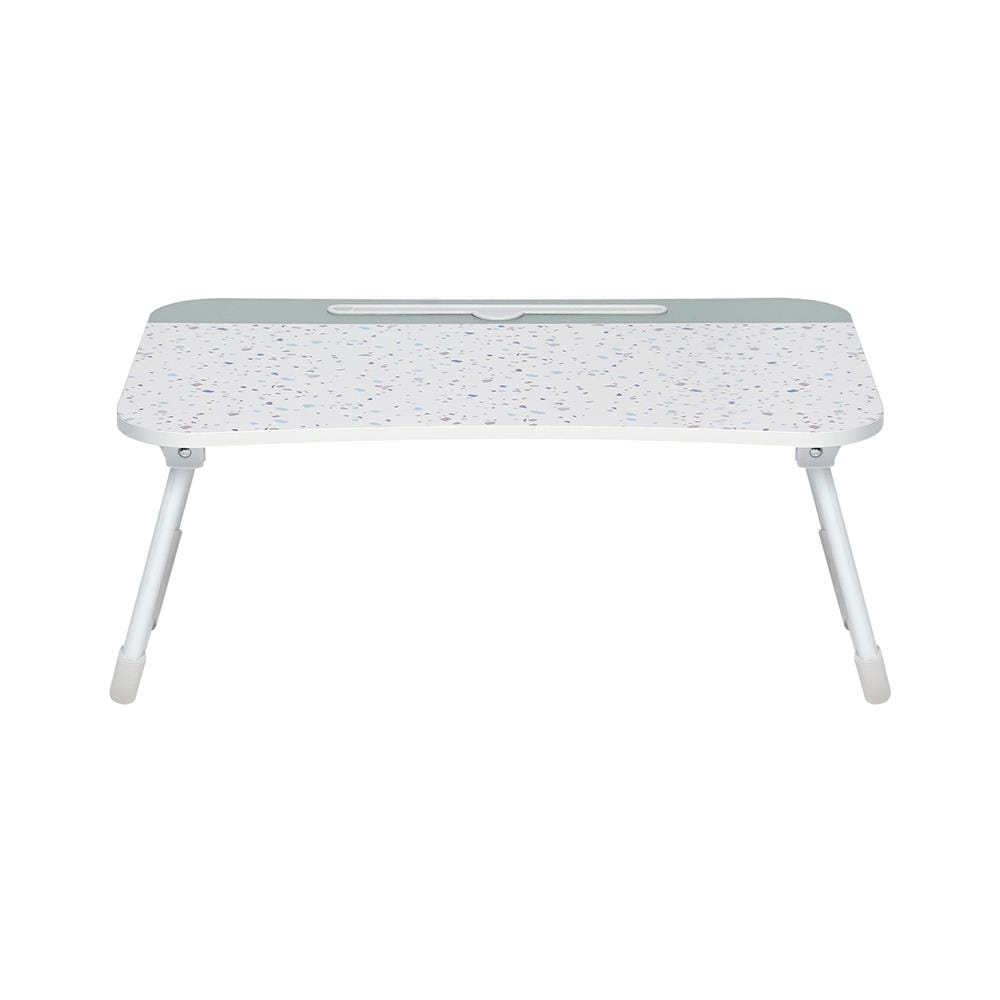 โต๊ะวางแล็ปท็อป FURDINI TERRAZZO 60 ซม. สีเบจ/เขียว