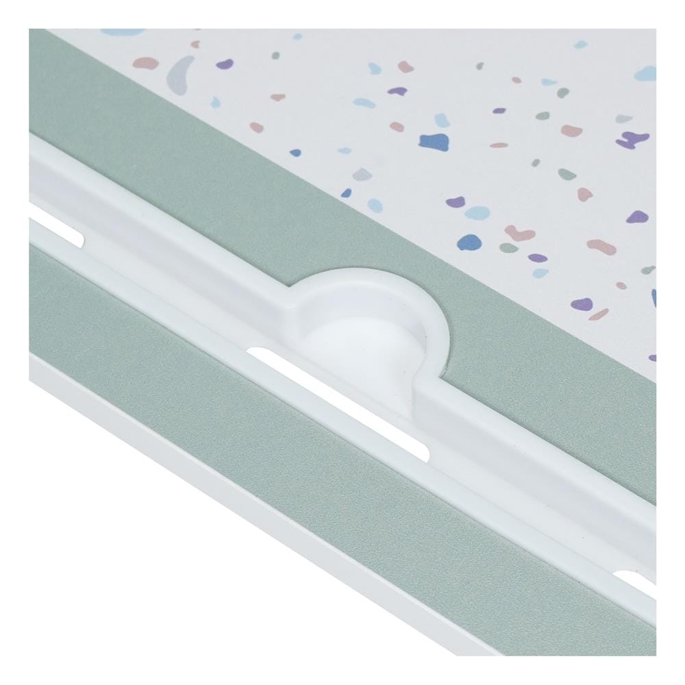 โต๊ะวางแล็ปท็อป FURDINI TERRAZZO 60 ซม. สีเบจ/เขียว
