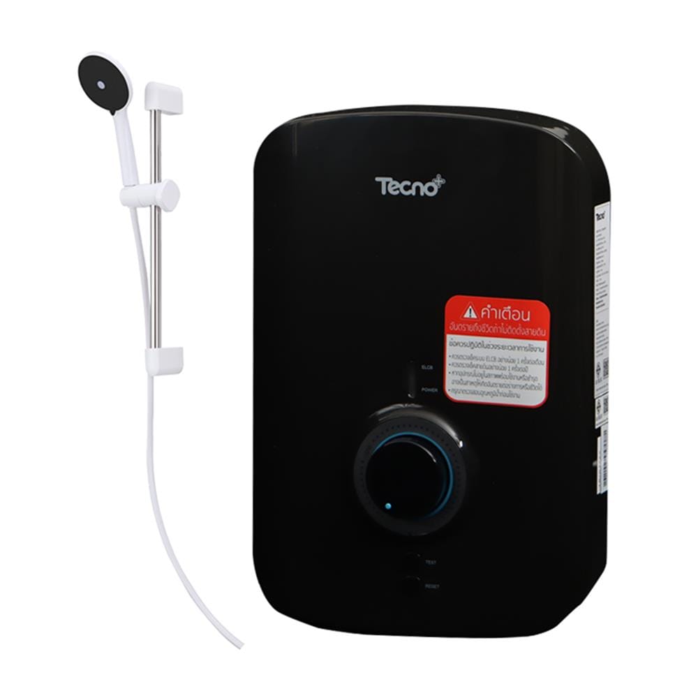 เครื่องทำน้ำอุ่น TECNOPLUS HALO 4500 วัตต์ สีดำ