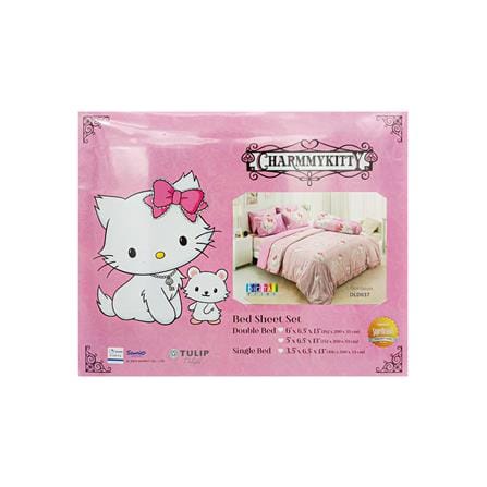 ชุดผ้าปูที่นอน 6 ฟุต (ชุด 5 ชิ้น) TULIP CHARMMY 60111-DLD037_3