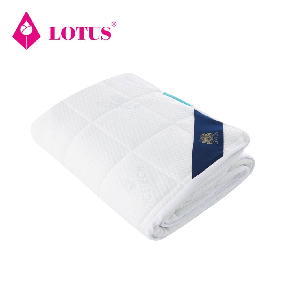 ผ้ารองกันเปื้อน TWIN SIZE LOTUS ICETECH สี WHITE