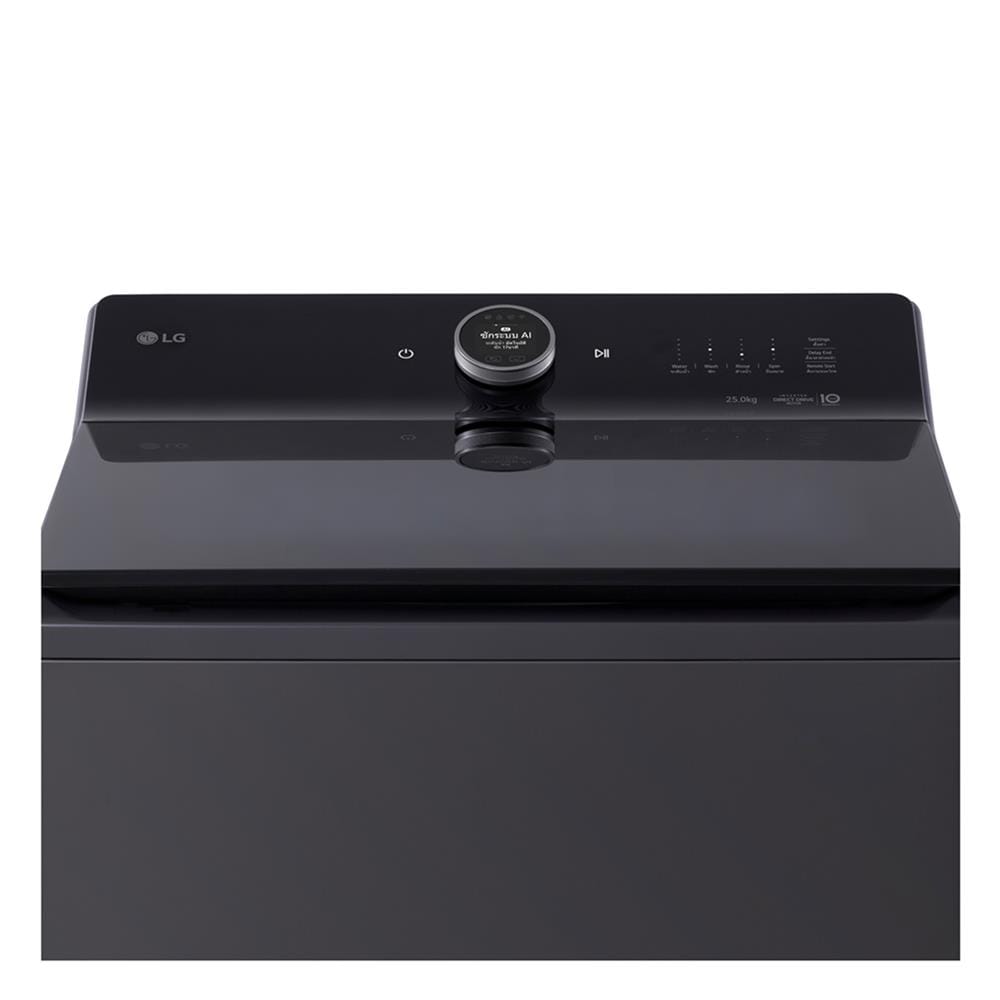 เครื่องซักผ้าฝาบน LG TX2725AT9G 25 กก. 900 RPM อินเวอร์เตอร์ สีดำ