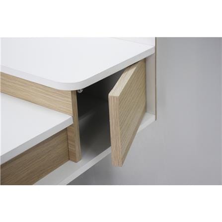 หิ้งพระ LUVORA SHELF01 60 ซม. สีขาว/โอ๊ค_3