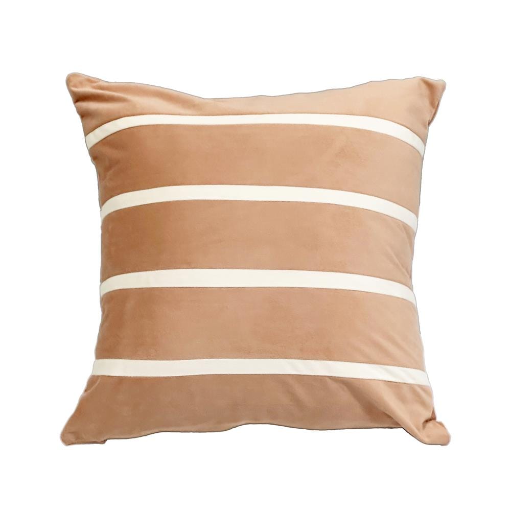 หมอนอิง HOME LIVING STYLE STRIPY 18x18 นิ้ว สีส้ม