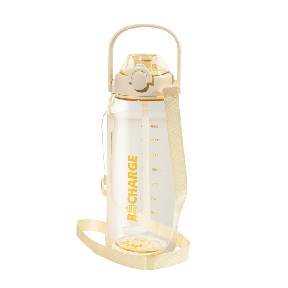 ขวดน้ำพลาสติก PC SEAGULL 2 ลิตร สีครีม