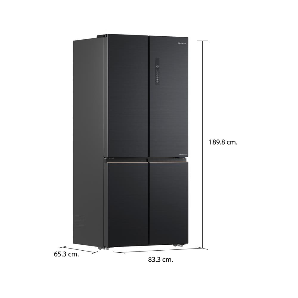 ตู้เย็น MULTI DOOR TOSHIBA GR-RF677WI-PMTH(06) 18.2 คิว สีเทาเข้ม