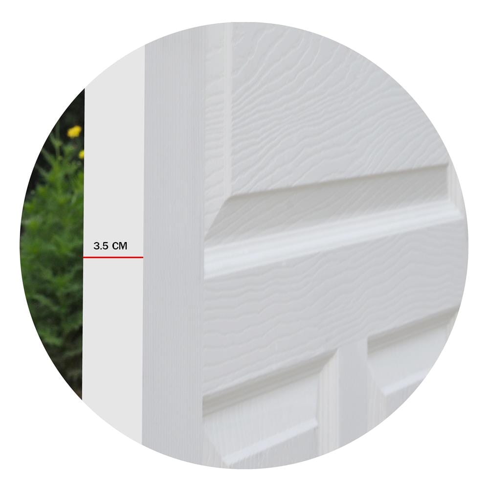 ประตูภายใน HDF ไม่เจาะลูกบิด METRO REMINI 502 เบญจพฤกษ์ 90x200 ซม. สีรองพื้น