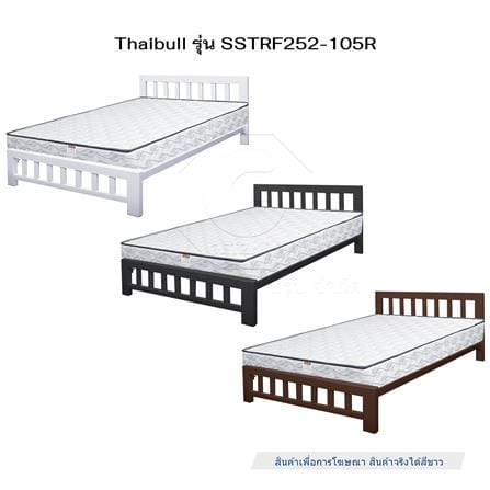 เตียงเหล็ก 3.5 ฟุต THAIBULL SSTRF252-105R สีขาว_4