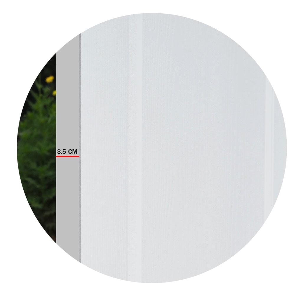 ประตูภายใน HDF ไม่เจาะลูกบิด METRO BOSA 101 ดารารัตน์ 70x200 ซม. สีรองพื้น
