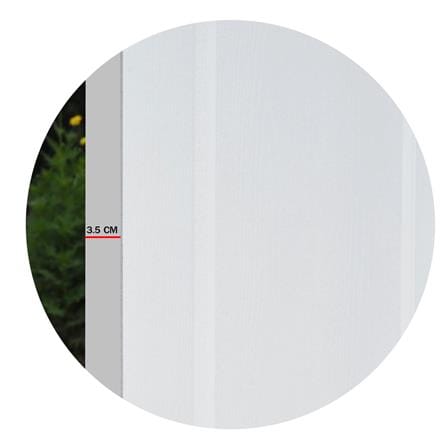 ประตูภายใน HDF ไม่เจาะลูกบิด METRO BOSA 101 ดารารัตน์ 70x200 ซม. สีรองพื้น_4