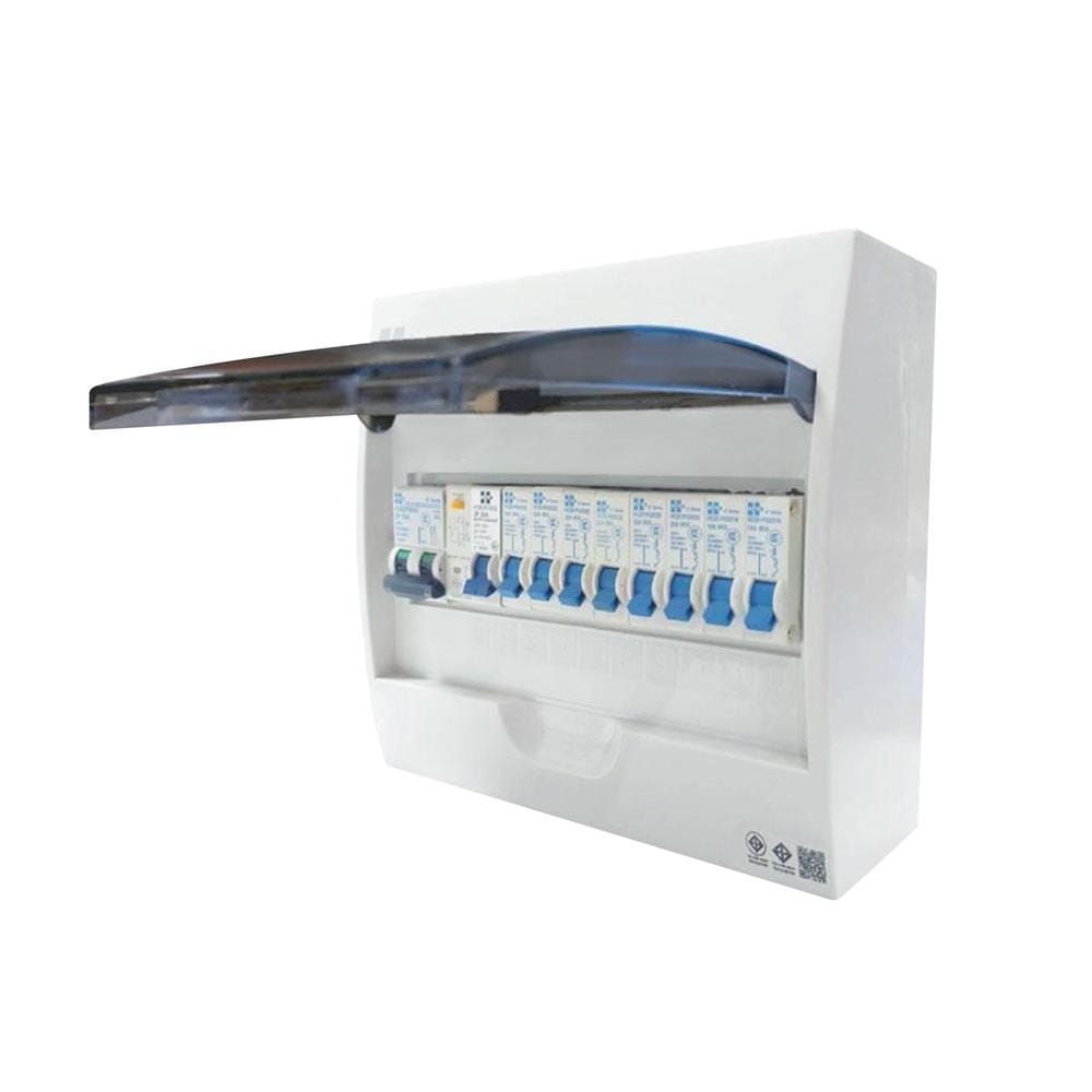 ชุดตู้คอนซูมเมอร์ยูนิต 12 ช่อง พร้อมเมนและกันดูด RCBO 50 แอมป์ HI-TEK