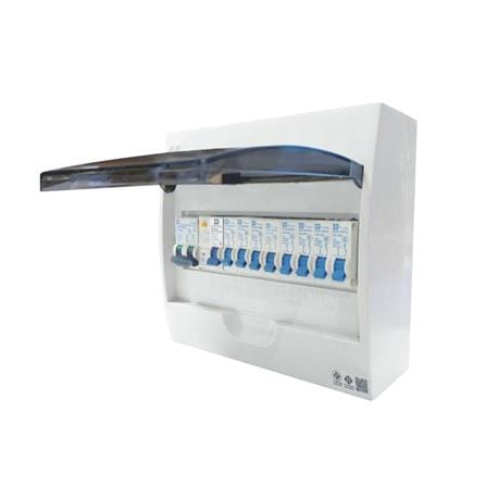 ชุดตู้คอนซูมเมอร์ยูนิต 12 ช่อง พร้อมเมนและกันดูด RCBO 50 แอมป์ HI-TEK_1