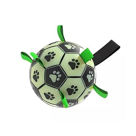 ของเล่นสุนัข MOMOVIDA LUMINOUS FOOTBALL DT-8L สีเขียว_0