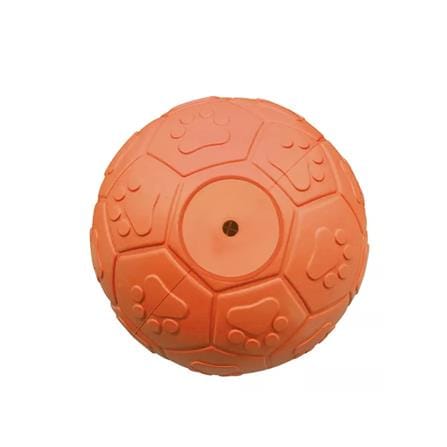 ของเล่นสุนัข MOMOVIDA RUBBER FOOTBALL DT-15L สีส้ม_0