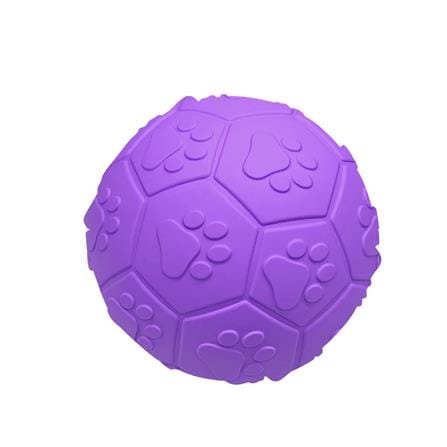 ของเล่นสุนัข MOMOVIDA RUBBER FOOTBAL DT-15L สีม่วง_0
