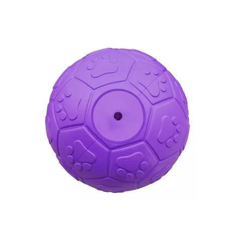 ของเล่นสุนัข MOMOVIDA RUBBER FOOTBAL DT-15L สีม่วง_1
