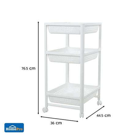 ชั้นวางของพลาสติก 3 ชั้น KECH OKEY 36X44.5X76.5 ซม._7