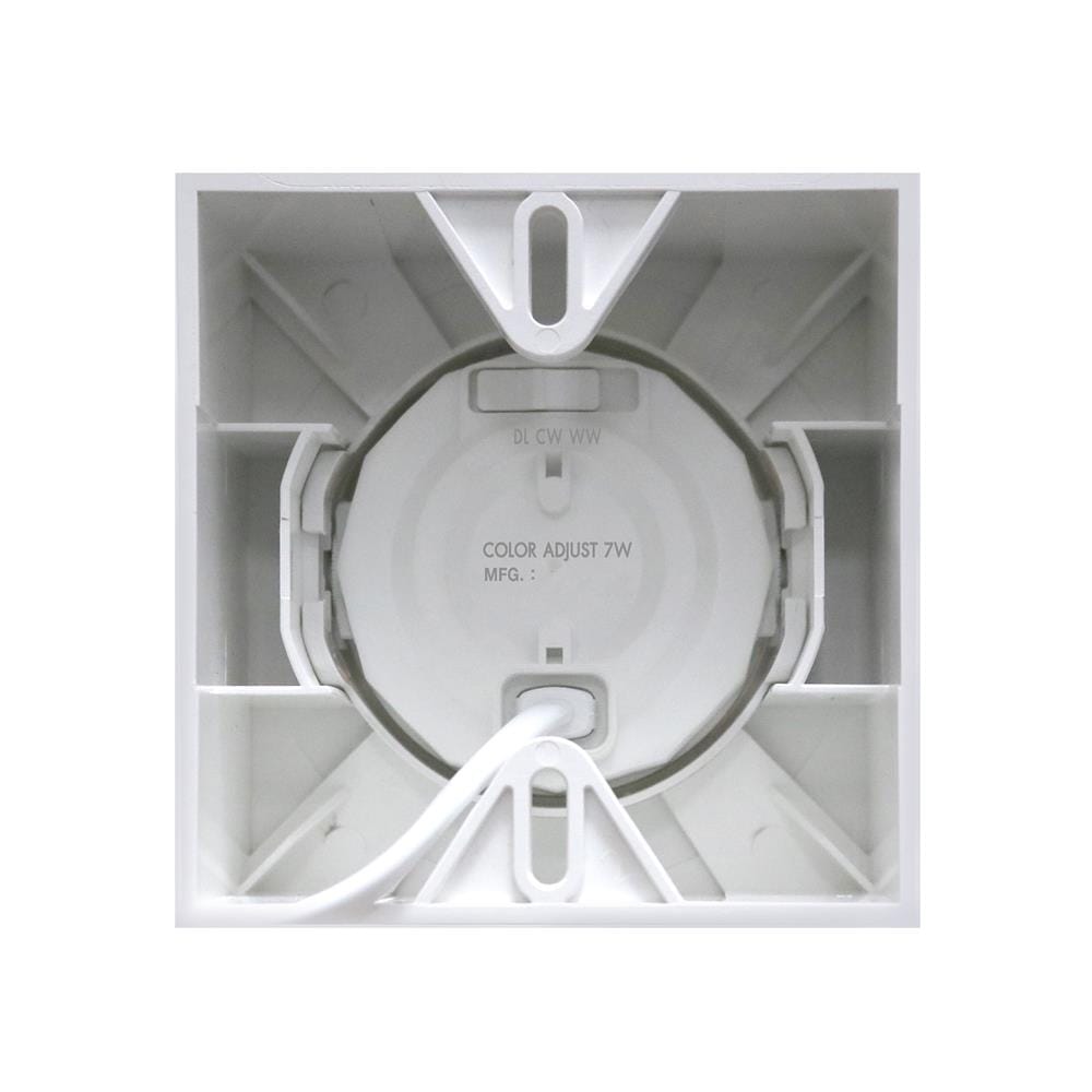 ดาวน์ไลท์ LED RACER ADJUST 4 นิ้ว 7 วัตต์ DAYLIGHT/COOL WHITE/WARM WHITE สีขาว