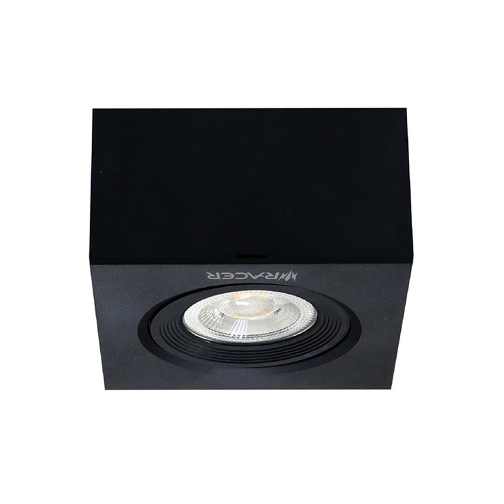 ดาวน์ไลท์ LED RACER ADJUST 4 นิ้ว 7 วัตต์ DAYLIGHT/COOL WHITE/WARM WHITE สีดำ