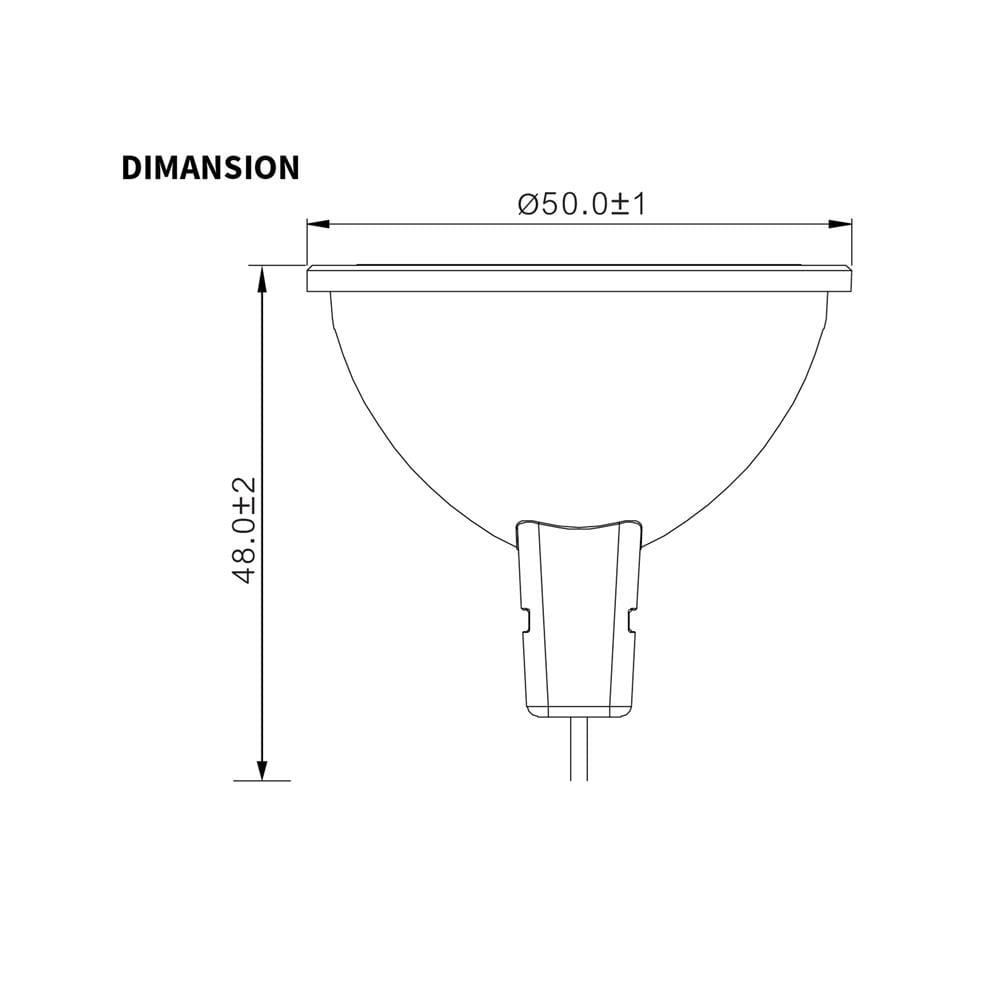หลอด LED TOSHIBA MR16 2700K 12V 36D 7 วัตต์ WARM WHITE GU5.3