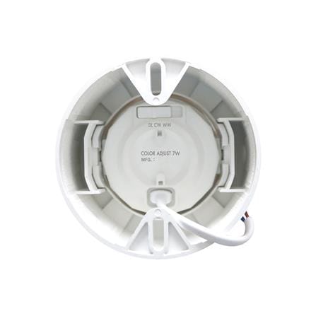 ดาวน์ไลท์ LED RACER ADJUST 4 นิ้ว 7 วัตต์ DAYLIGHT/COOL WHITE/WARM WHITE สีขาว_2