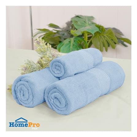 ผ้าขนหนู HOME LIVING STYLE GRACIAS 16x32 นิ้ว สี BLUE_5