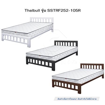 เตียงเหล็ก 3.5 ฟุต THAIBULL SSTRF252-105R สีน้ำตาล_4