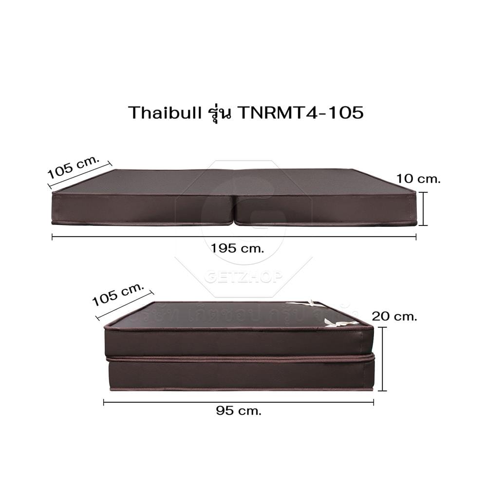 ที่นอนPVC 105X190X10CM THAIBULL รุ่น TNRMT4-105