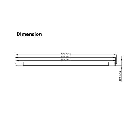 หลอด LED TOSHIBA T8 PREMIUM G7 SE 15 วัตต์ DAYLIGHT G13_2