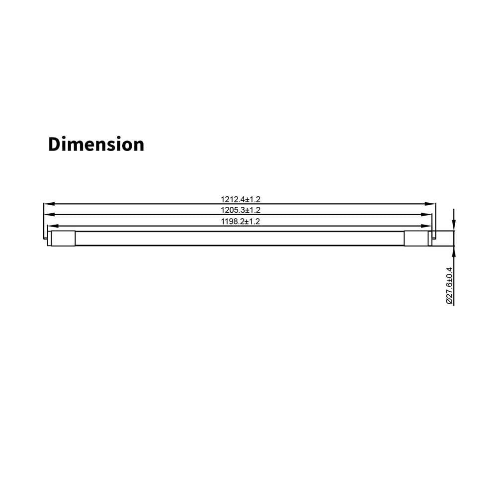 หลอด LED TOSHIBA T8 PREMIUM G7 SE 22 วัตต์ DAYLIGHT G13