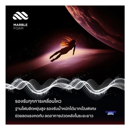 ที่นอนโฟม 6 ฟุต สุญญากาศ MIDAS รุ่น LUMA ULTRA พร้อมหมอนหนุน 2 ใบ_6