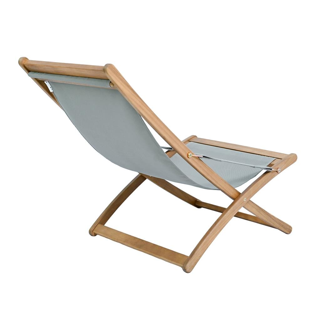เก้าอี้พักผ่อนพับได้ FURDINI SIMPLE สีเทา