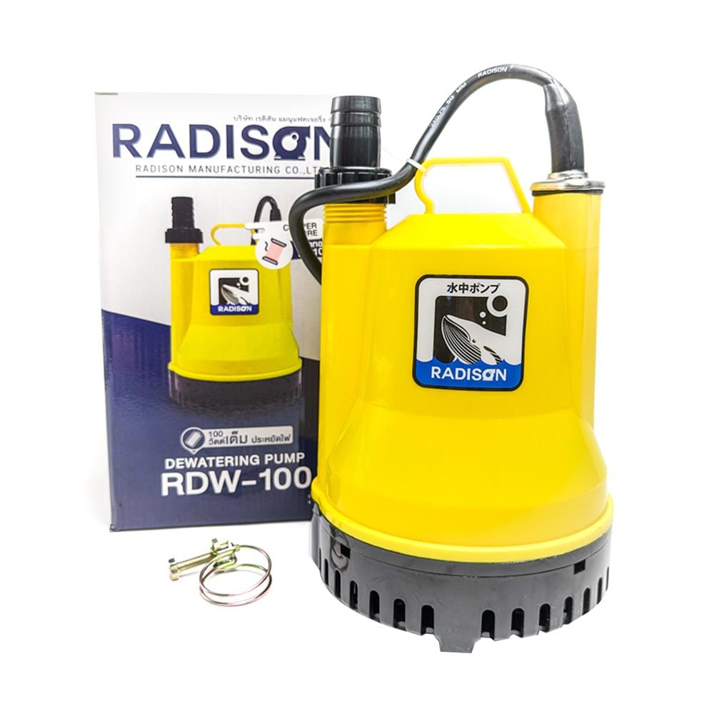 ปั๊มจุ่มน้ำสะอาด RADISON RDW100 100 วัตต์