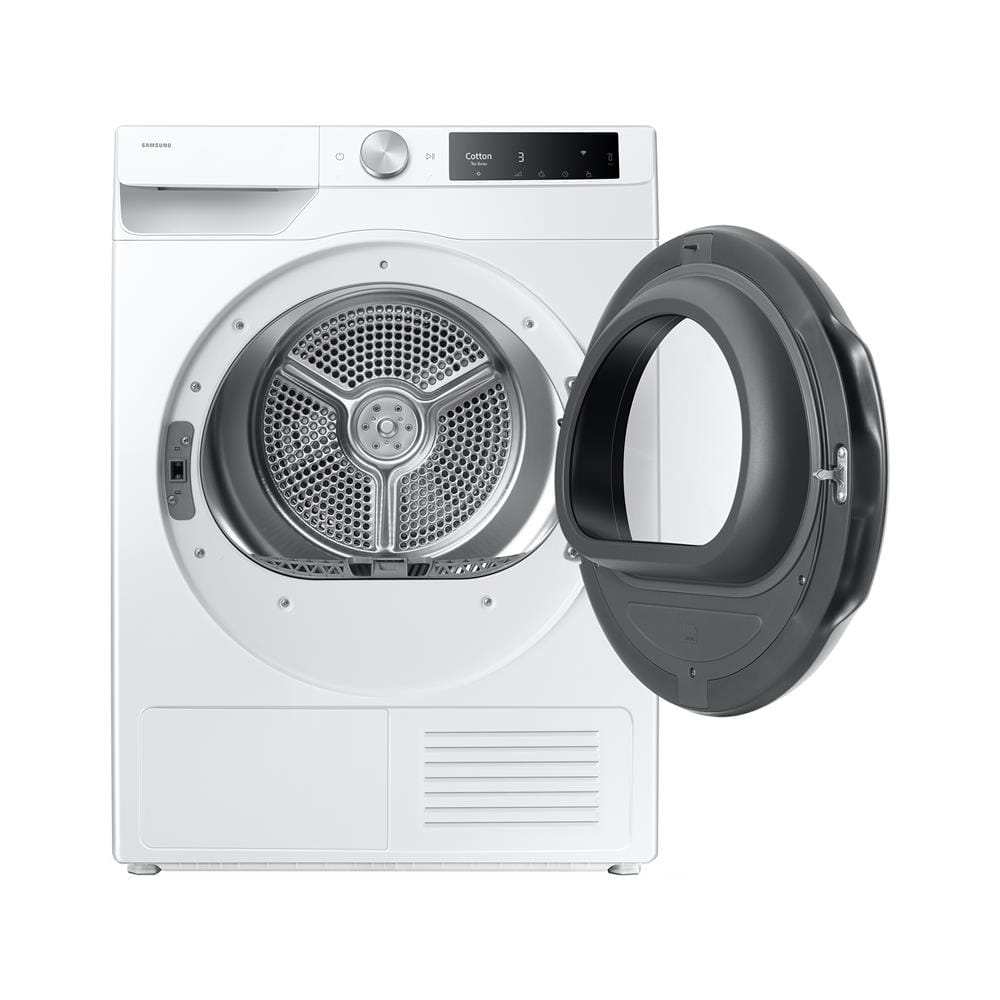 เครื่องอบผ้าฝาหน้า SAMSUNG DV90T6240LE/ST 9 กก. HEAT PUMP สีขาว