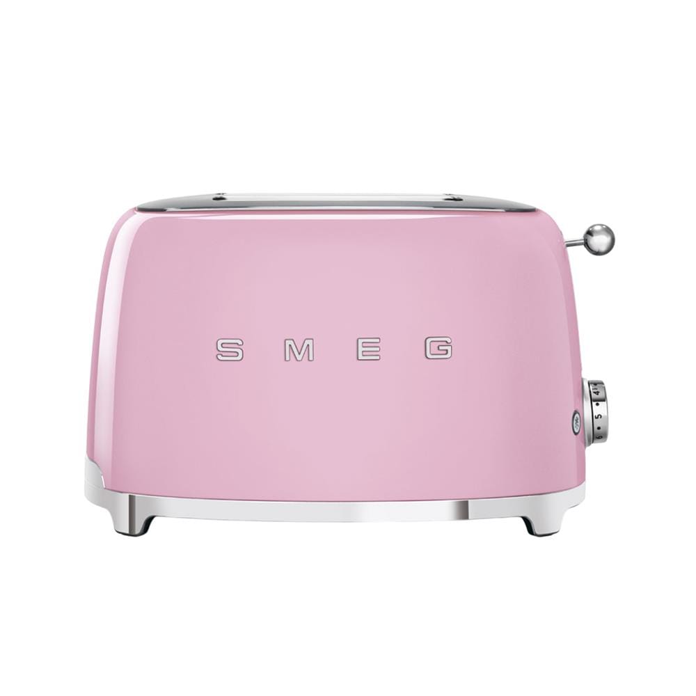 ชุดเซ็ตกาต้มน้ำและเครื่องปิ้งขนมปัง SMEG KLF03PKEU+TSF01PKEU สีชมพู